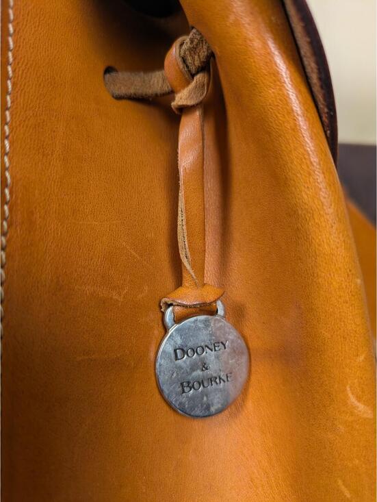1990\'s dooney & bourke pyramid bucket backpack main image 3